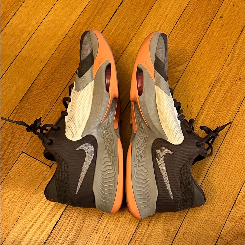 Nike Athletic Shoes - Black, Gray, White, Orange - Picture 5 of 9
